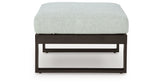 Beachloft 5-Piece Outdoor Sectional with Ottoman in Black/Gray from Ashley - Luna Furniture
