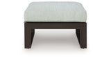 Beachloft 5-Piece Outdoor Sectional with Ottoman in Black/Gray from Ashley - Luna Furniture