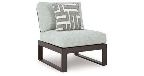 Beachloft Black 6-Piece Outdoor Sectional from Ashley - Luna Furniture