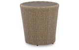 Danson 2 Swivel Lounge Chairs and End Table from Ashley Furniture - Luna Furniture