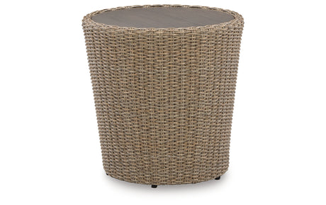 Danson 2 Swivel Lounge Chairs and End Table from Ashley Furniture - Luna Furniture