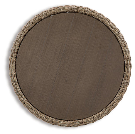 DANSON Beige Outdoor End Table from Ashley - Luna Furniture