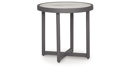 Ocean Beach Gray Outdoor End Table from Ashley Furniture - Luna Furniture