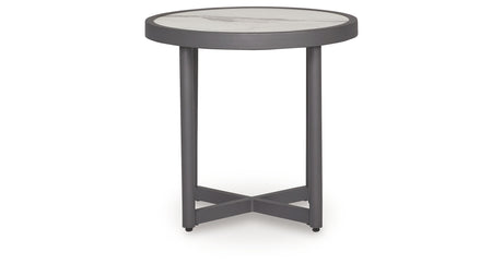 Ocean Beach Gray Outdoor End Table from Ashley Furniture - Luna Furniture
