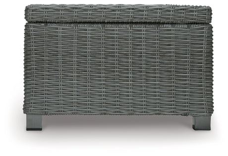 Elite Park Gray Outdoor Coffee Table from Ashley Furniture - Luna Furniture