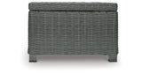 Elite Park Outdoor Coffee Table with 2 End Tables in Gray from Ashley Furniture - Luna Furniture
