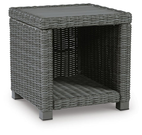 Elite Park Gray Outdoor End Table from Ashley - Luna Furniture