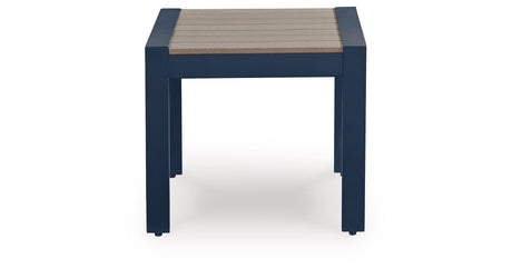 East Beach Blue Outdoor End Table from Ashley - Luna Furniture