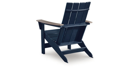 East Beach Black/Beige Adirondack Chair from Ashley - Luna Furniture