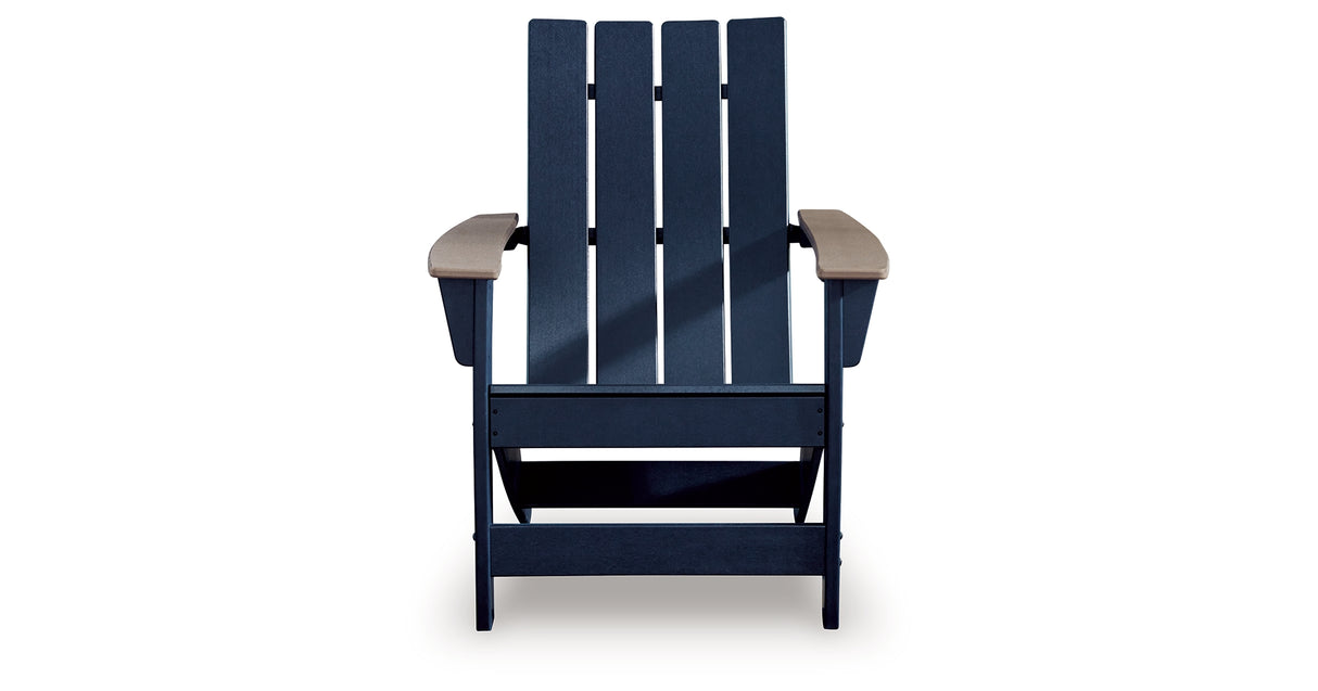 East Beach Black/Beige Adirondack Chair from Ashley Furniture - Luna Furniture