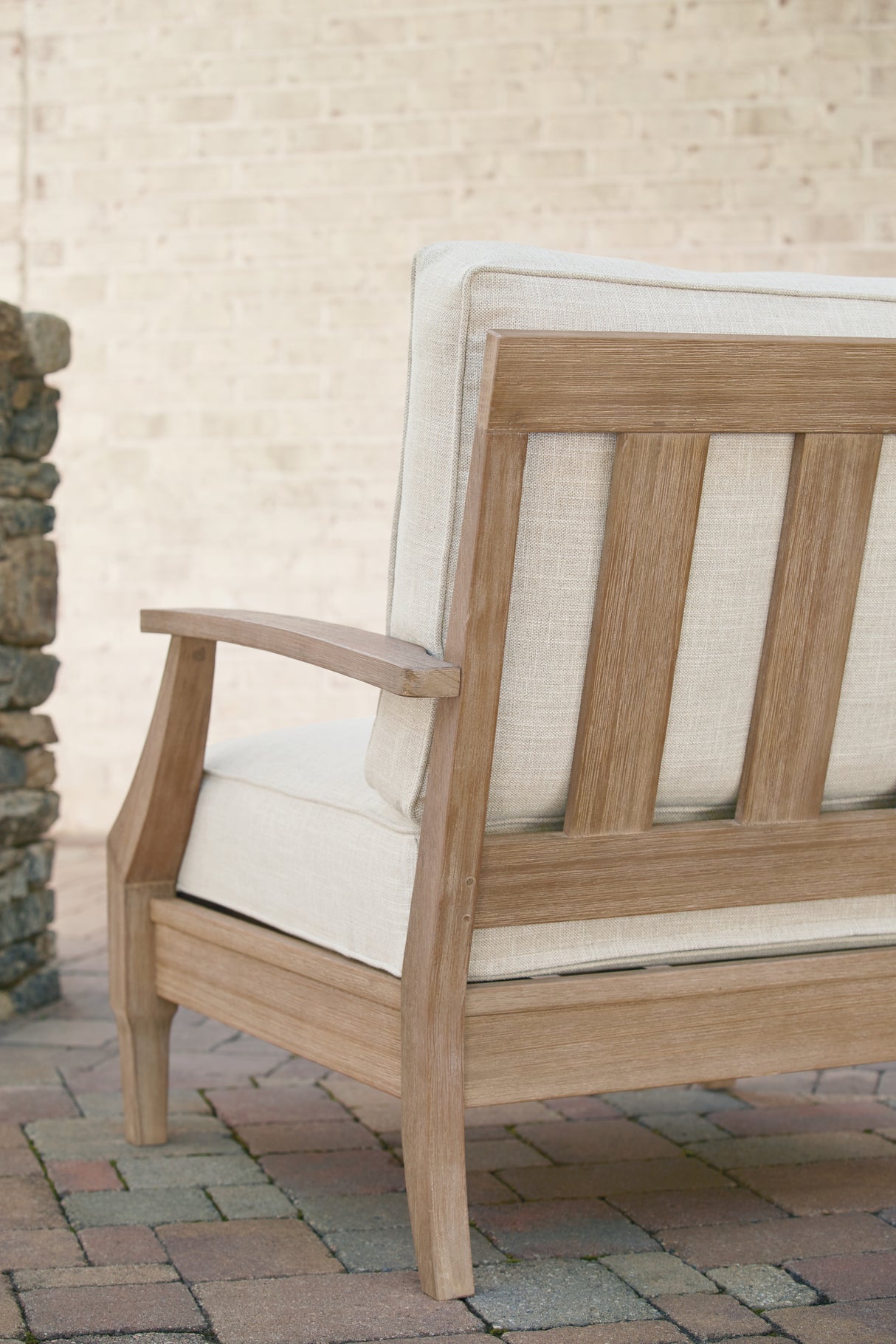 Carter Hall Beige Lounge Chair with Cushion from Ashley - Luna Furniture