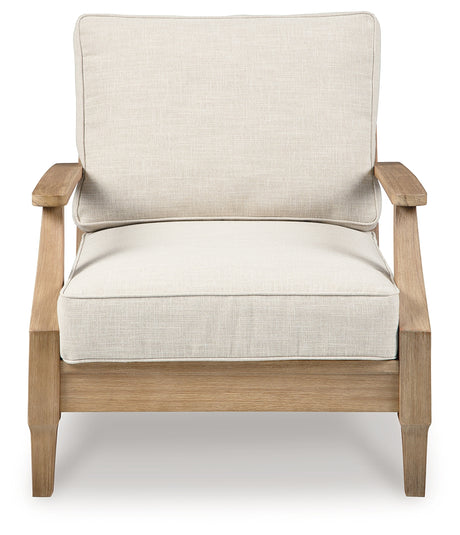 Carter Hall Beige Lounge Chair with Cushion from Ashley - Luna Furniture