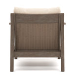Adams Lane Dark Brown/Beige Outdoor Lounge Chair, Set of 2 from Ashley - Luna Furniture