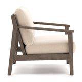 Adams Lane Dark Brown/Beige Outdoor Lounge Chair, Set of 2 from Ashley - Luna Furniture