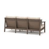 Adams Lane Dark Brown/Beige Outdoor Sofa from Ashley - Luna Furniture