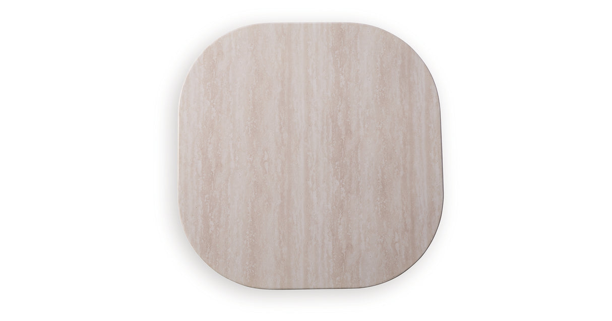 Dolan Creek Beige/Brown Outdoor End Table from Ashley - Luna Furniture