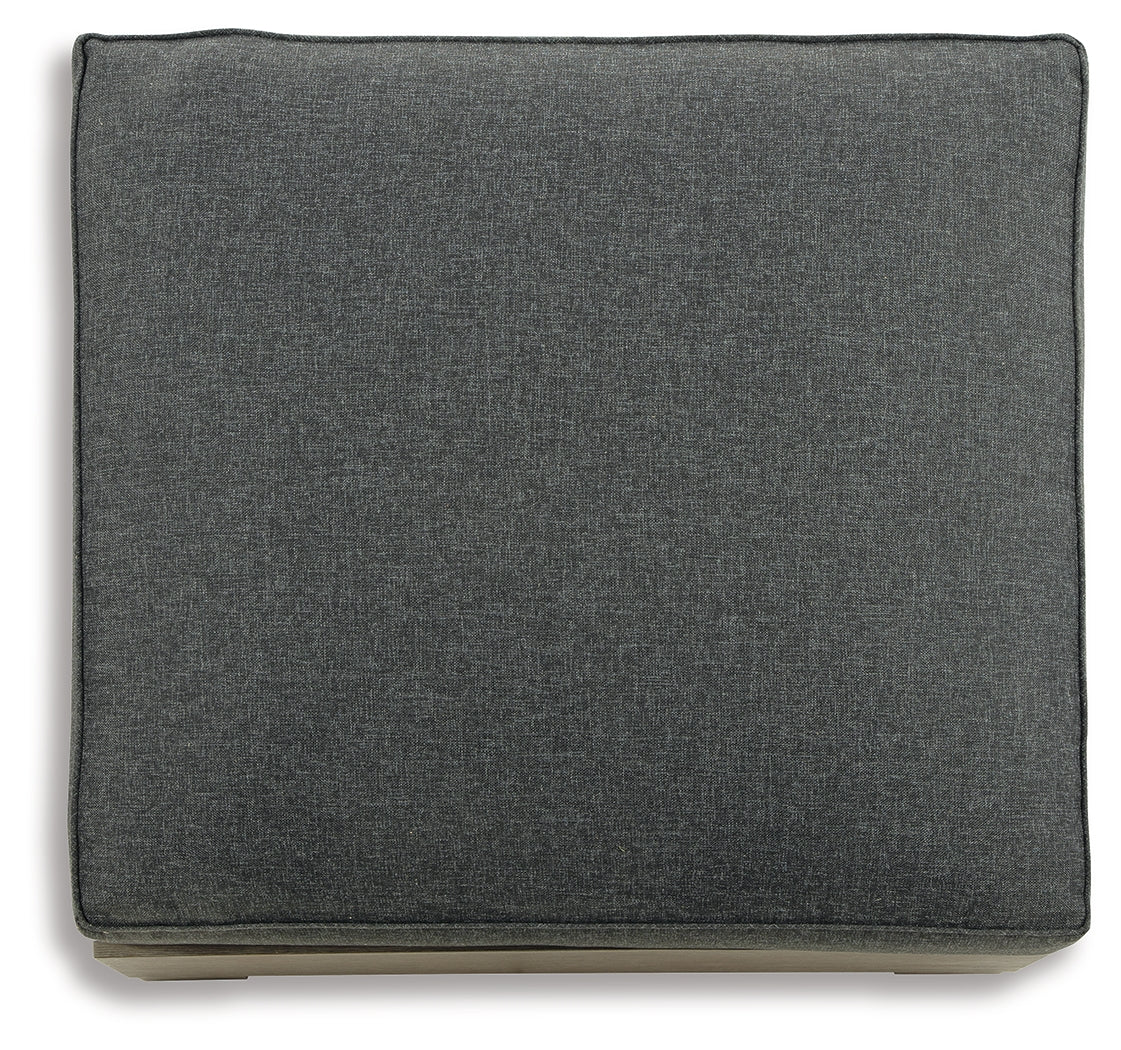 CITRINE PARK Brown Outdoor Ottoman with Cushion from Ashley Furniture - Luna Furniture
