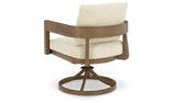 Serene Bay Outdoor Dining Table and 6 Chairs in Dark Brown from Ashley Furniture - Luna Furniture