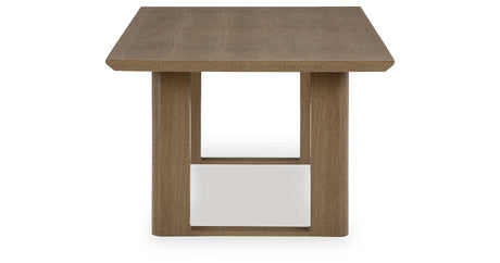 Serene Bay Outdoor Dining Table and 6 Chairs in Dark Brown from Ashley Furniture - Luna Furniture