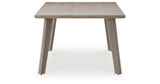 Cliff Trails Beige Outdoor Dining Table from Ashley Furniture - Luna Furniture