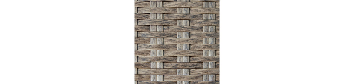 Cliff Trails Outdoor Dining Table and 6 Chairs in Beige from Ashley Furniture - Luna Furniture