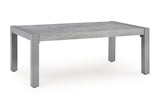 Hurley Park Outdoor Sofa and 2 Chairs with Coffee Table in Gray from Ashley Furniture - Luna Furniture