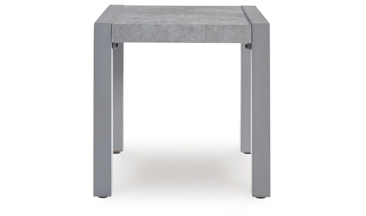 Hurley Park Gray Outdoor End Table from Ashley Furniture - Luna Furniture
