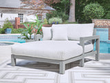 Hurley Park Gray Outdoor Chaise Lounge with Cushion from Ashley Furniture - Luna Furniture