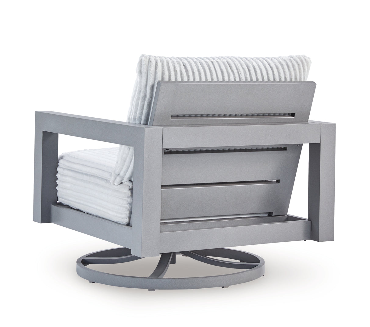 Hurley Park Outdoor Sofa and 2 Chairs with Coffee Table in Gray from Ashley Furniture - Luna Furniture