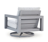 Hurley Park Outdoor Sofa and 2 Chairs with Coffee Table in Gray from Ashley Furniture - Luna Furniture