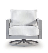 Hurley Park Outdoor Sofa and 2 Chairs with Coffee Table in Gray from Ashley Furniture - Luna Furniture