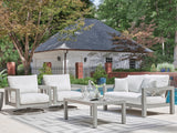 Hurley Park Outdoor Loveseat with 2 Lounge Chairs in Gray from Ashley Furniture - Luna Furniture