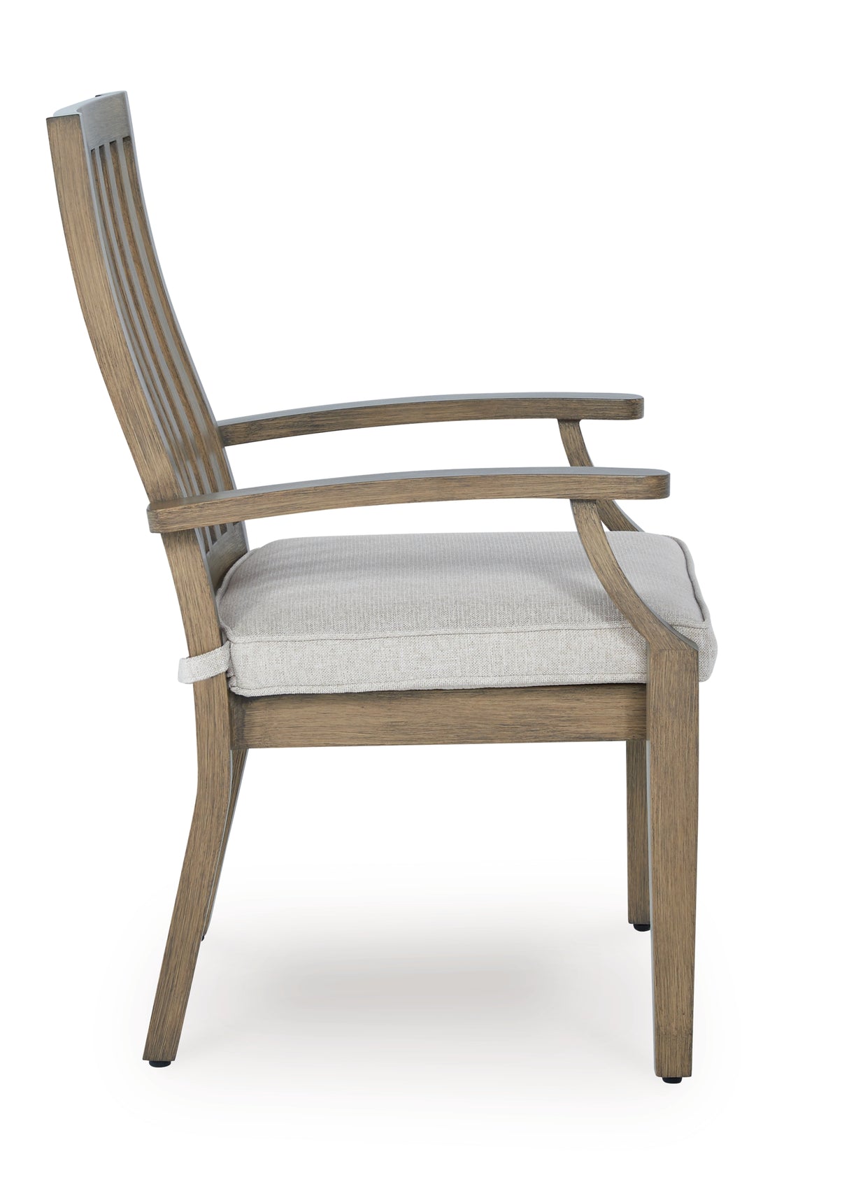 Rainier Ranch Outdoor Dining Table and 6 Chairs in Brown/Beige from Ashley Furniture - Luna Furniture