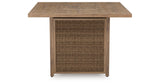 Walton Bridge Outdoor Bar Table and 4 Barstools in Driftwood from Ashley Furniture - Luna Furniture