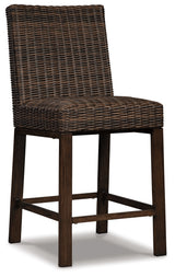 Paradise Trail Medium Brown Bar Stool (Set of 2) from Ashley Furniture - Luna Furniture