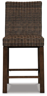 Paradise Trail Medium Brown Bar Stool (Set of 2) from Ashley Furniture - Luna Furniture