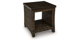 Monterey Point Dark Brown Outdoor End Table from Ashley Furniture - Luna Furniture