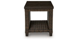 Monterey Point Dark Brown Outdoor End Table from Ashley Furniture - Luna Furniture