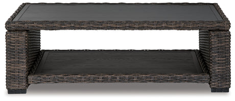 Grasson Lane Brown Coffee Table from Ashley Furniture - Luna Furniture