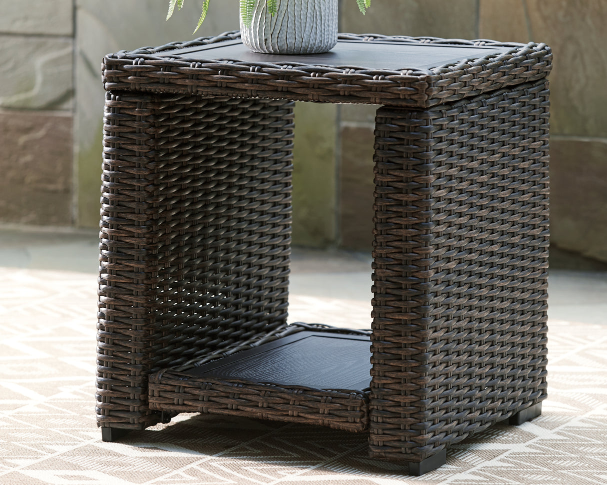 Grasson Lane Brown End Table from Ashley Furniture - Luna Furniture