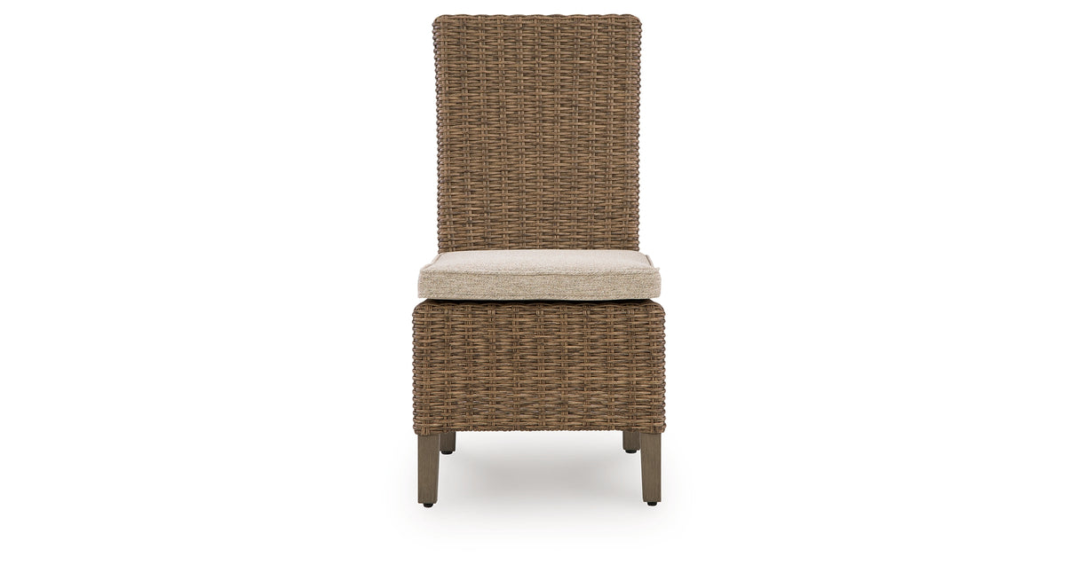 Laguna Heights Beige Side Chair with Cushion (Set of 2) from Ashley Furniture - Luna Furniture