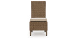 Laguna Heights Beige Side Chair with Cushion (Set of 2) from Ashley Furniture - Luna Furniture