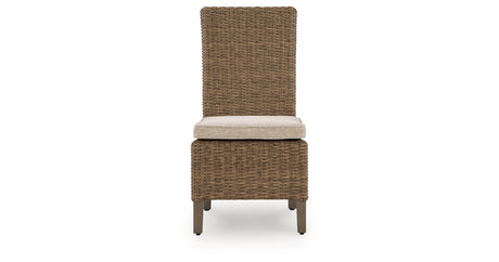 Laguna Heights Beige Side Chair with Cushion (Set of 2) from Ashley - Luna Furniture