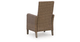 Laguna Heights Beige Arm Chair with Cushion (Set of 2) from Ashley Furniture - Luna Furniture