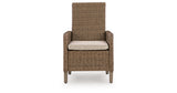 Laguna Heights Beige Arm Chair with Cushion (Set of 2) from Ashley Furniture - Luna Furniture