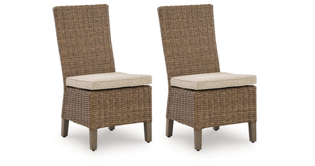 Laguna Heights Beige Side Chair with Cushion (Set of 2) from Ashley - Luna Furniture