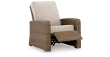 Laguna Heights Beige Outdoor Recliner from Ashley Furniture - Luna Furniture
