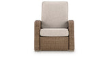 Laguna Heights Beige Outdoor Recliner from Ashley Furniture - Luna Furniture