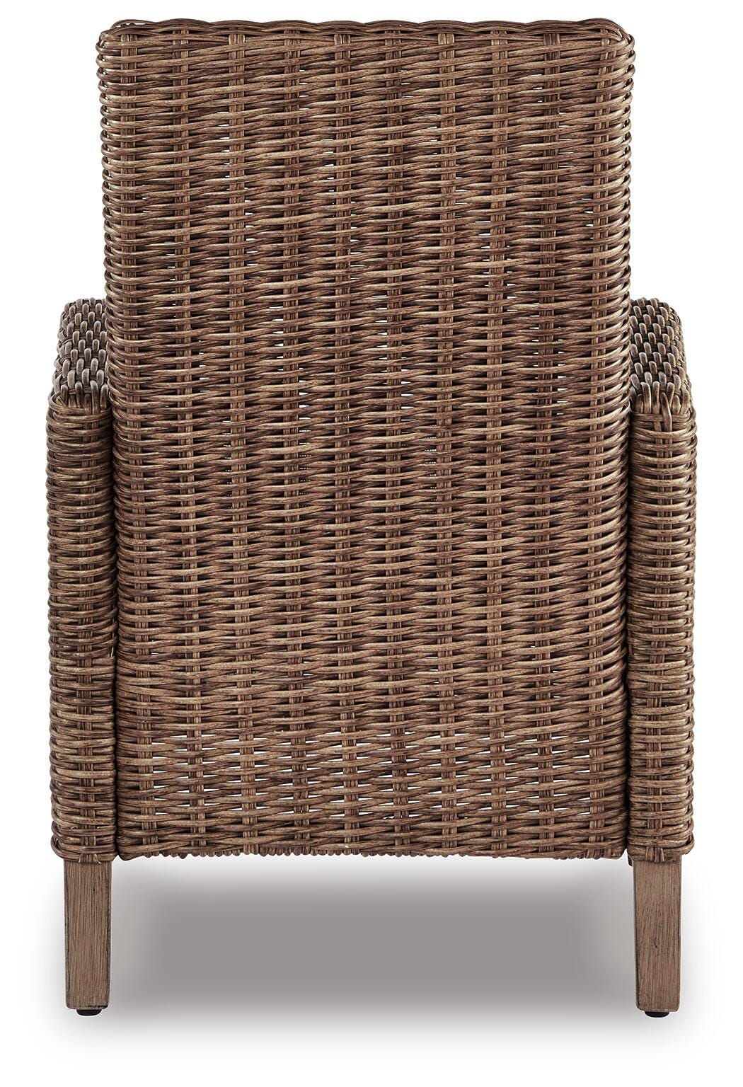 Beachcroft Beige 4-Piece Outdoor Sectional, 2 Arm Chairs, Lounge Chair and Bench from Ashley - Luna Furniture