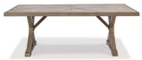 Beachcroft Beige Outdoor Dining Table from Ashley Furniture - Luna Furniture